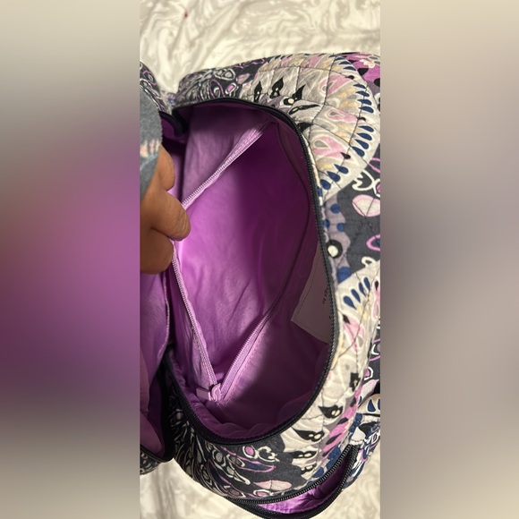 Vera Bradley Campus Backpack-Mimosa Medallion - Picture 6 of 8